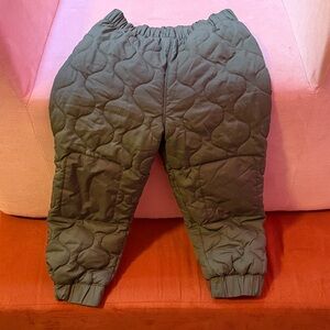 Kids green Patagonia Ski pants size 4t